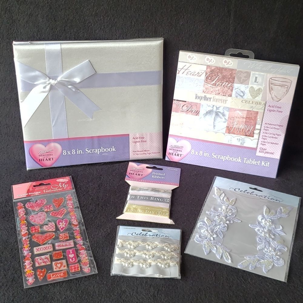 NWT Wedding Themed Scrapbooking Bundle